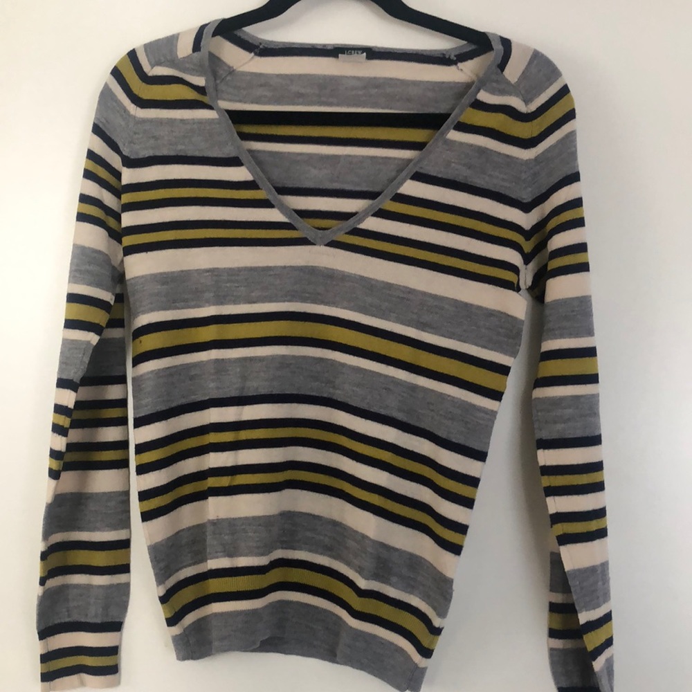 J Crew Striped Sweater Size Small